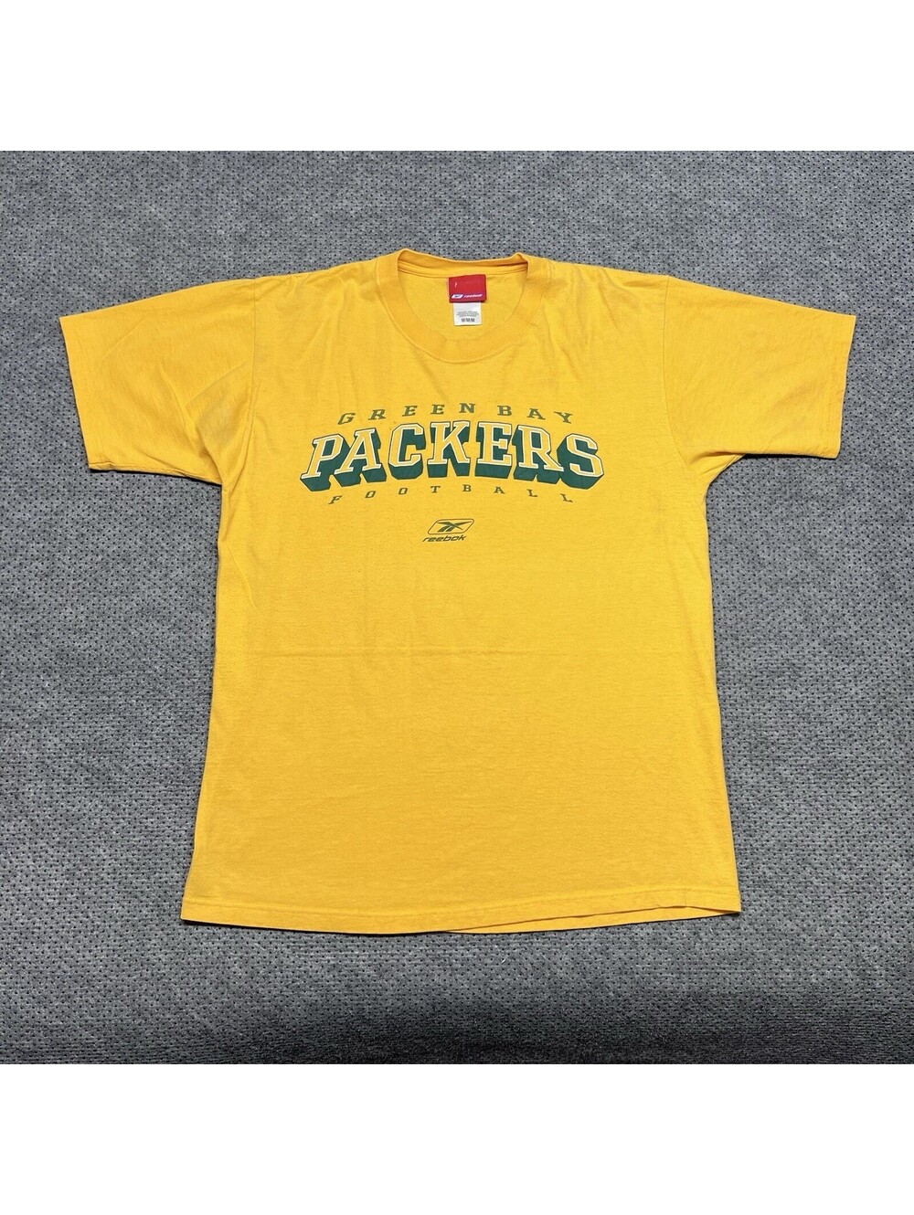 Vintage Reebok Green Bay Packers T-Shirt Medium National Football League RARE